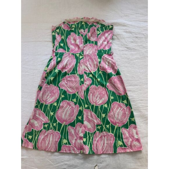 Lilly Pulitzer Women's Tulip to Tango Strapless dress, Size 4. - Picture 3 of 6